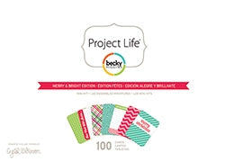AC - Project Life - Merry and Bright Edition - 100 Cards