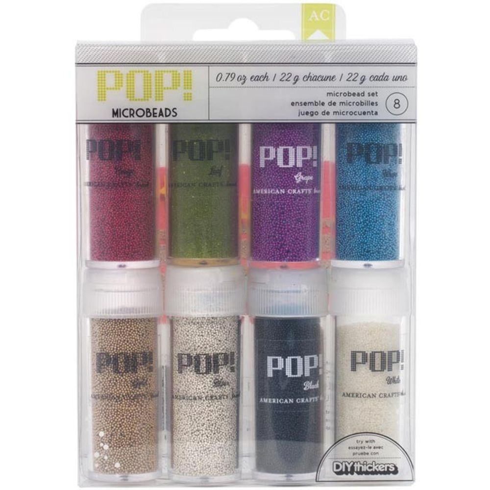 American Crafts - Pop! Microbeads 8pk