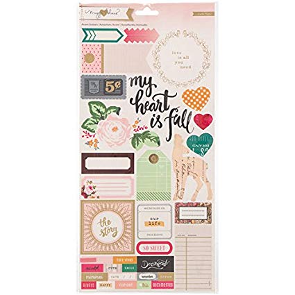 American Crafts - AC - Maggie Holmes - Open Book - Phrase/Accent Stickers