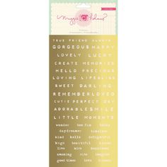CP MH Styleboard Label Maker Stickers