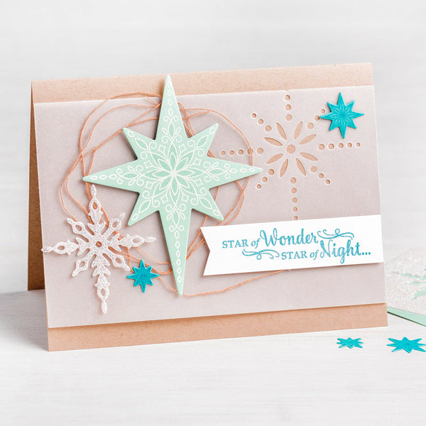 Scrapbooking Carbon Steel Cutting Dies Starlight Thinlits QJ120