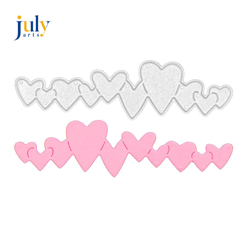 Heart Border Scrapbooking Carbon Steel Cutting Die QJ53