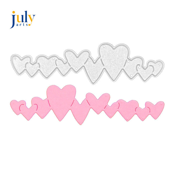 Heart Border Scrapbooking Carbon Steel Cutting Die QJ53