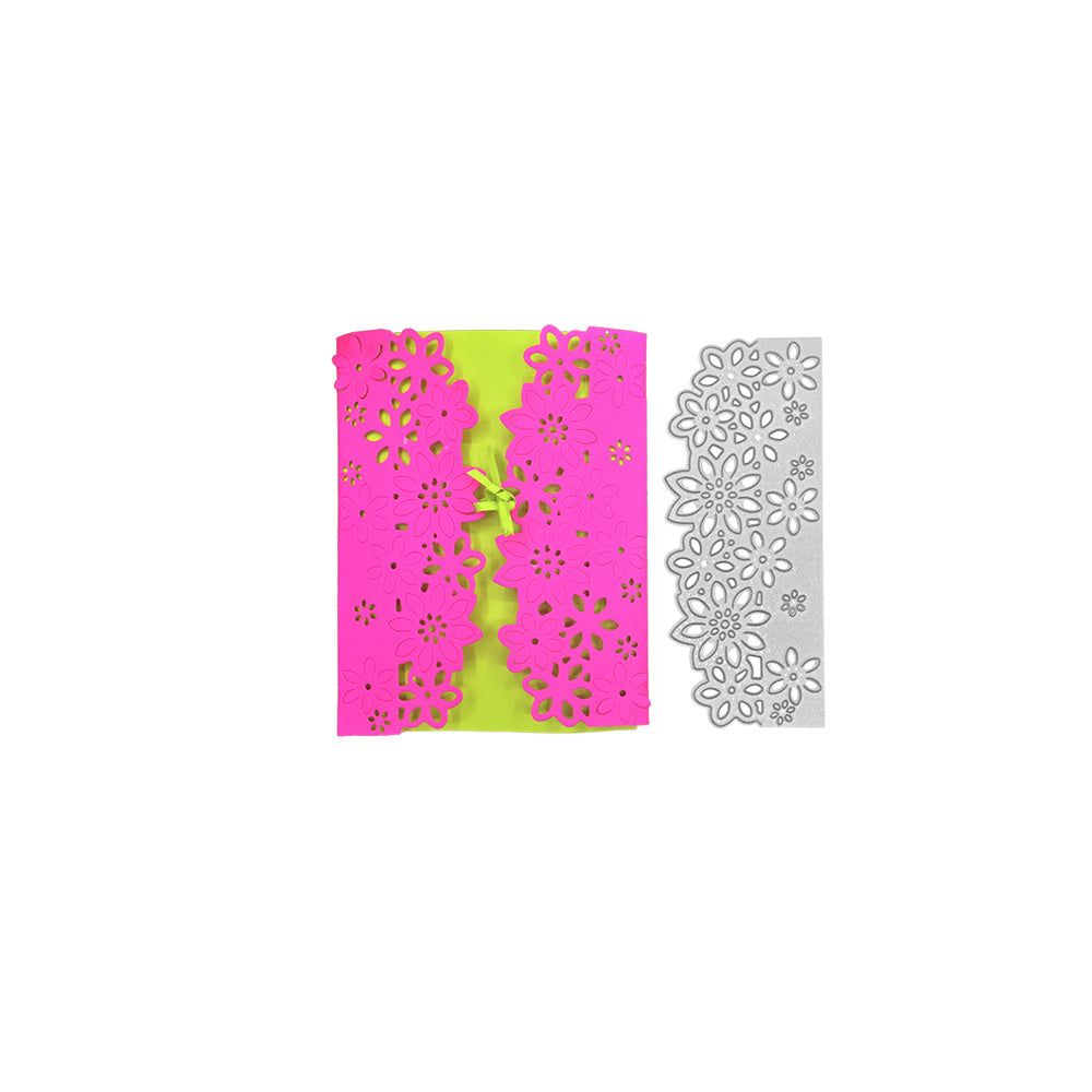 Floral Border Scrapbooking Carbon Steel Cutting Die QJ69