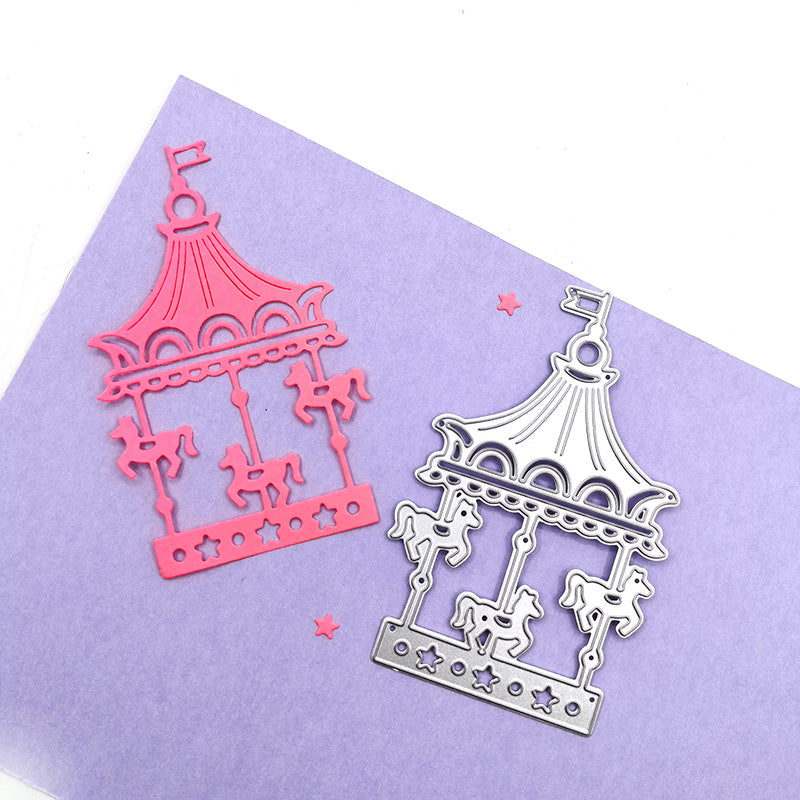 Carousel Scrapbooking Carbon Steel Cutting Die QJ59