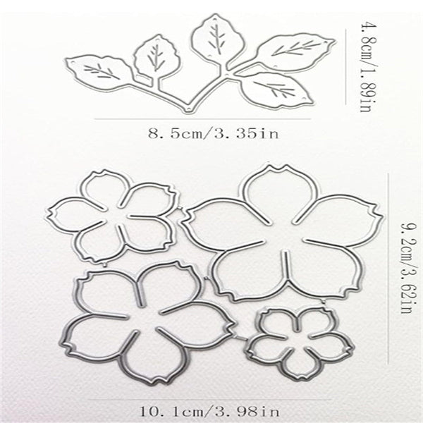 Flowers & Leaves Scrapbooking Carbon Steel Cutting Die QJ19