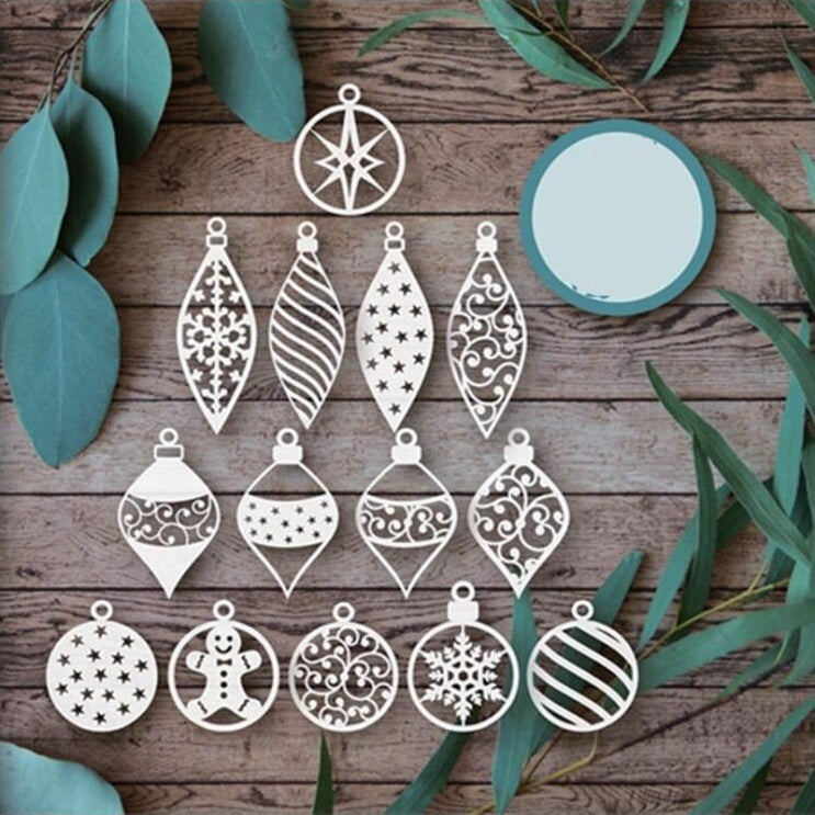 Christmas Ornaments Scrapbooking Carbon Steel Cutting Die QJ87